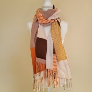 Western Style Cashmere Blend Scarf